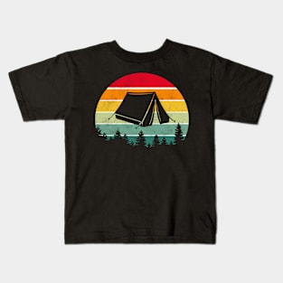 Camping Nature Vintage Kids T-Shirt